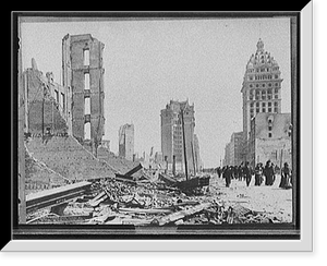 Down Market St., Phelan Bldg. in foreground, San Francisco, Cal, Vintage Print
