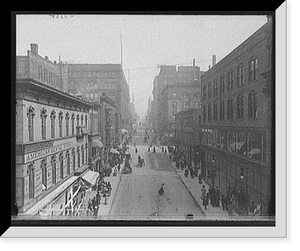 Historic Framed Print, Petticoat Lane, Kansas City, Mo.,  17-7/8" x 21-7/8"
