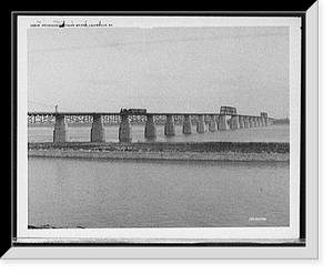 Historic Framed Print, Fourteenth Street Bridge, Louisville, Ky.,  17-7/8" x 21-7/8"