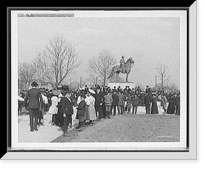 Historic Framed Print, General Forest [sic] Monument, Memphis, Tenn.,  17-7/8" x 21-7/8"