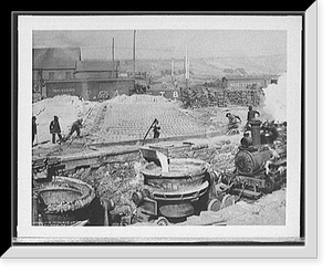 Historic Photo Print - Birmingham, Alabama - Slag run and filling slag