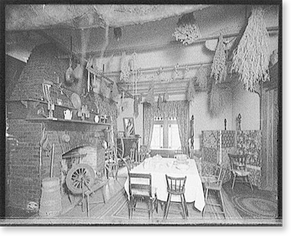 Historic Landscape - Detroit, Michigan - Dining room, log cabin