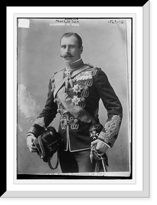 Historic Framed Print, Prince Alexander of Teck,  17-7/8" x 21-7/8"