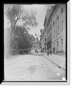 Old State House from Washington St., Boston, Mass, Vintage Print