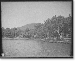 Historic Landscape - Lake George - A Bit of shore at Kattskill Bay, N.Y