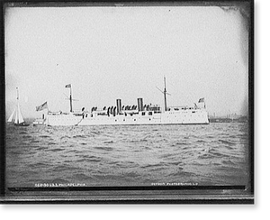 Historic Maritime - Philadelphia - U.S.S - Vintage Home Decor Print (2)