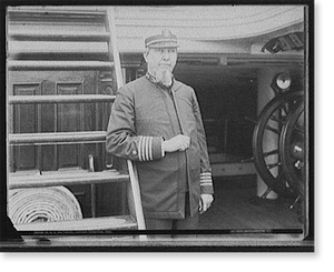 Vintage Nautical Print - Baltimore - U.S.S. Captain Forsythe (1)