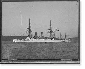 Historic Maritime - Boston - U.S.S - Vintage Home Decor Print