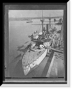 U.S.S. Charleston in San Francisco harbor, Vintage Wall Art