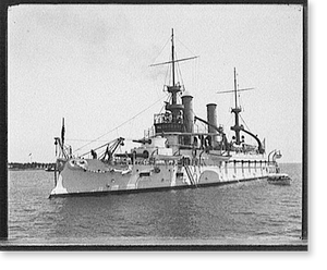 Vintage Nautical Print - Battleships - U.S.S. Kentucky (1)