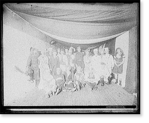 Historic Maritime - Battleships - U.S.S. Maine, a fancy dress ball