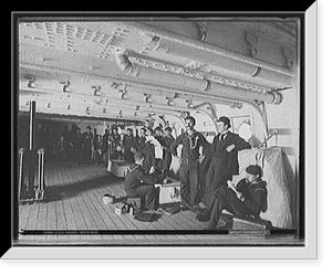 Antique Maritime - Battleships - U.S.S. Newark, berth deck