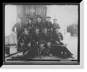 Historic Framed Print, U.S.S. Newark, apprentices,  17-7/8" x 21-7/8"