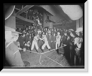 U.S.S. Oregon, second round, Antique Poster