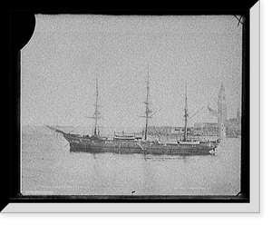 U.S.S. Quinnebaug at Venice, Vintage Print
