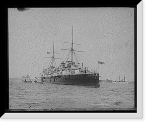 Historic Framed Print, H.M.S. Australia - 3,  17-7/8" x 21-7/8"