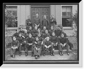 Historic Framed Print, A Group of cadets, U.S. Naval Academy,  17-7/8" x 21-7/8"