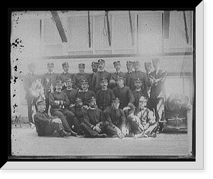 New York Naval Reserves on U.S.S. New Hampshire, Antique Poster