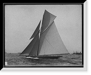 Antique Photo Print - Shamrock II before start - Historic Wall Art Gift