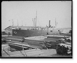 Historic Photo Print - Florida - S.S. Huron, Clyde Line, at Jacksonville