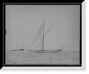 Historic Photo Print - Shamrock III before the start, Aug. 20, 1903