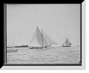 Historic Framed Print, Echota finishing, Put-in-Bay, July 20, 1904,  17-7/8" x 21-7/8"
