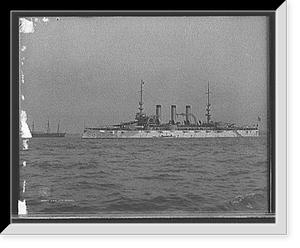 Historic Framed Print, U.S.S. New Jersey,  17-7/8" x 21-7/8"