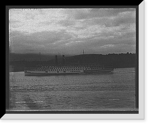Steamer C.W. Morse, H. and N. Co. Line, Antique Poster