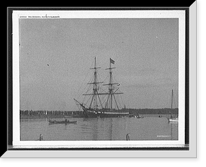 Historic Framed Print, The Niagara, Perry's flagship,  17-7/8" x 21-7/8"