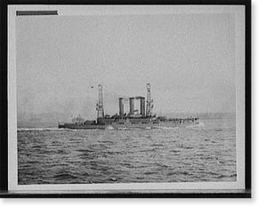 Antique Maritime - Battleships - U.S.S. Missouri - Vintage Wall Art Gift