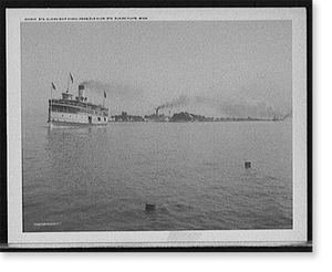Historic Maritime - Ste. Claire Flats, Michigan - Ste. Claire ship