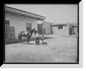 Historic Framed Print, Ready for a ride, Mexico,  17-7/8" x 21-7/8"