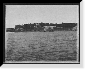 Antique Scenic Print - New York City - Pound Island, St