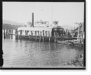 Antique Photo Print - New York City - Ferry Highlander, New York