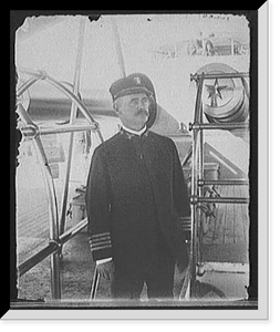 U.S.S. Indiana, Captain Taylor, Antique Print