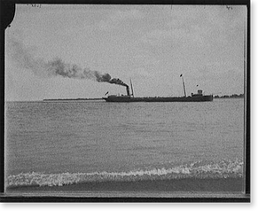 Vintage Nautical Print - Steamboats - Steamer, Michigan Trans. Co