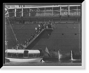 Going on board the St. Louis to welcome Li Hung Chang, Vintage Wall Art