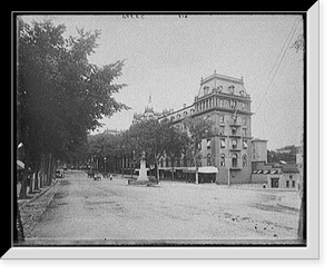 Broadway and Congress Hall, Saratoga, N.Y. Classic, Historic Print