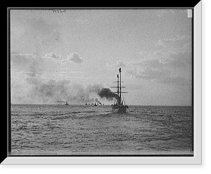 America's Cup race, homeward bound after the race, Antique Wall Art