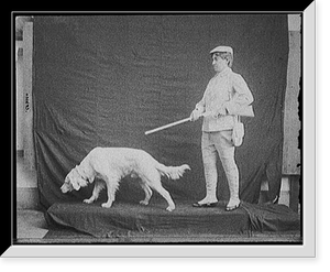 Billy and his mistress in hunting poses - 3, Historic Print