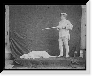Billy and his mistress in hunting poses - 4, Vintage Poster