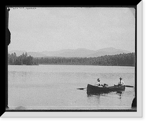 Adirondack Mts., N.Y., Cold Brook Mtn. from State Bridge, Antique Print