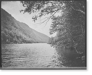 Vintage Americana Print - Adirondacks - Adirondack Mts., N.Y