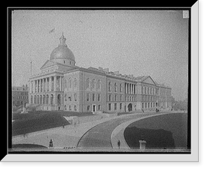 Historic Framed Print, [Massachusetts State House , Boston, Mass.],  17-7/8" x 21-7/8"