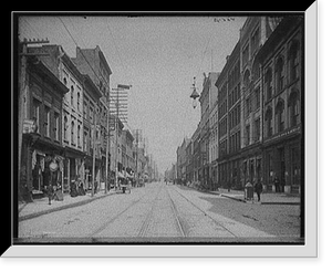 Historic Framed Print, [Gay Street, Knoxville, Tenn.],  17-7/8" x 21-7/8"