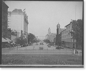 Antique City View - Washington, DC - Pennsylvania Avenue (1)