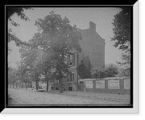 Historic Framed Print, [Fairfax House, Alexandria, Va.],  17-7/8" x 21-7/8"