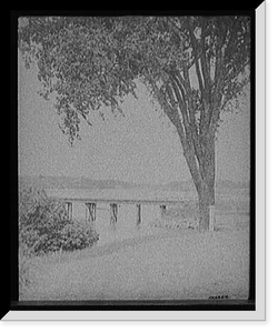 A Glimpse of York River, York, Me, Antique Poster