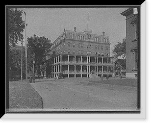 Historic Framed Print, [Pavilion Hotel, Montpelier, Vt.],  17-7/8" x 21-7/8"