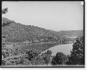 Historic Landscape - Lake George - Hearts Bay from upper cottage